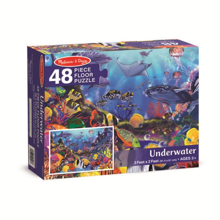 Melissa and Doug Dev Yer Yapbozu- Deniz Altı (48 parça) MP30126