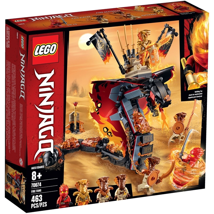 Lego 70674 Ninjago Ateş Diş MP31905 | Mucit Panda