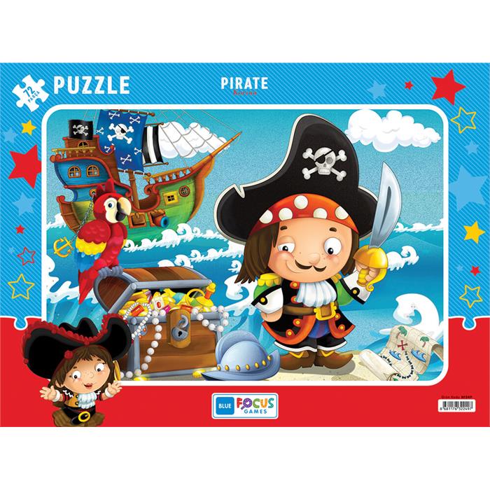Blue Focus 72 Parça Puzzle - Korsan (Pirate) MP42617 | Mucit Panda