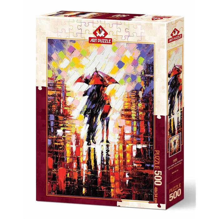 Art Puzzle 500 Parça Puzzle Şemsiye Altındaki Aşk MP43051 | Mucit