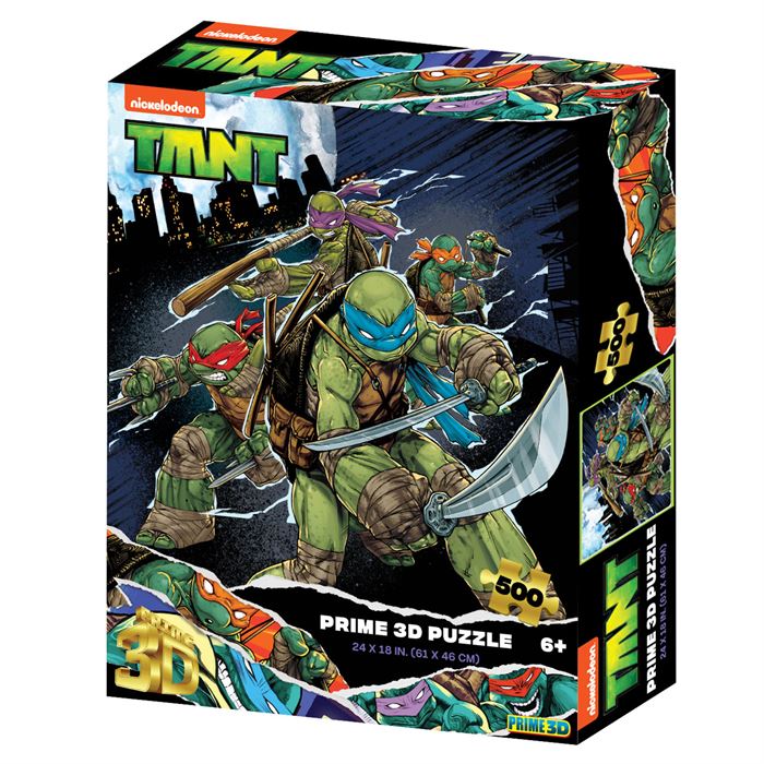Prime 3D Ninja Kaplumbağalar 500 Parça Yetişkin Puzzle 32721