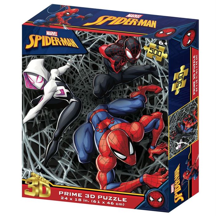 Prime 3D Marvel Spider-Man Puzzle 500 Parça 32803 MP50335 | Mucit