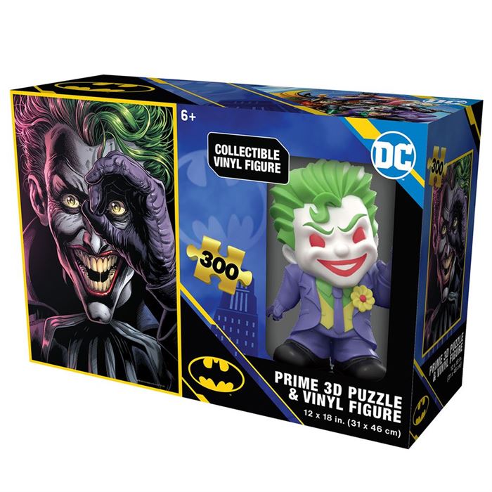 Prime 3D Batman Joker Figür ve 300 Parça Puzzle 35808 MP50363
