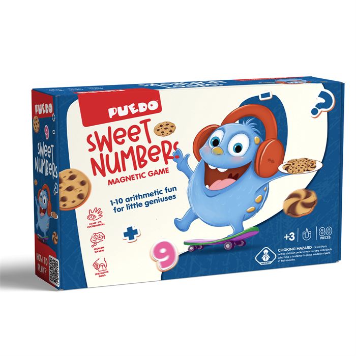 Puedo Sweet Numbers, Manyetik Matematik Oyunu MP51686 | Mucit Panda